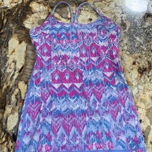 Ivivva by Lululemon Girls Sleeveless Multicolor Workout Tank Top Y- Back